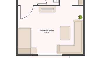 Ab 1.7. beziehbar! - Helles & optimal geschnittenes Appartement (Bj. 1992) in guter Lage mit Balkon! – Die vollständige Adresse der Immobilie erhältst du vom Anbieter., 86154 Oberhausen-Nord, Augsburg – Vorschaubild 12