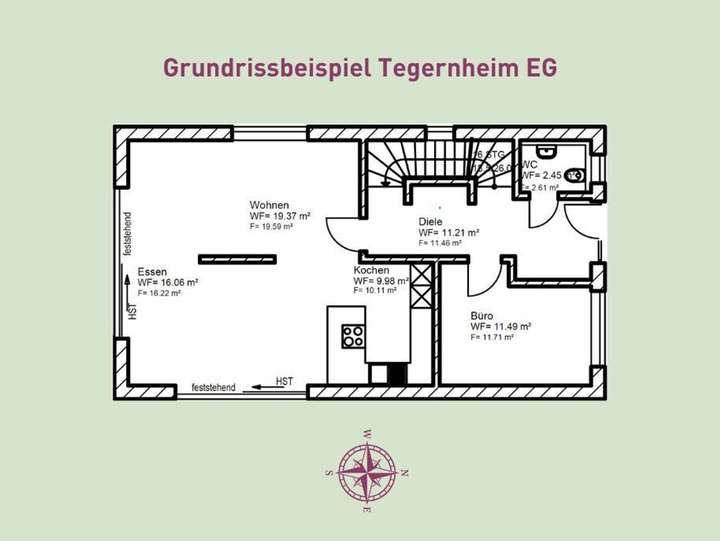 Grundrissbeispiel EG