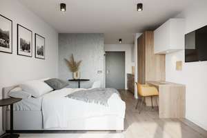 uniQ living // Neubau - Studentenapartment mit Loggia // Steuervorteil nutzen – Hofgartenweg 14, 93051 Kumpfmühl-Ziegetsdorf-Neuprüll, Regensburg – Vorschaubild 3