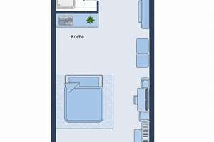 Für Studenten und Auszubildende: Modernes 1-Zimmer-Appartement mit Balkon im Textilviertel Augsburg – Die vollständige Adresse der Immobilie erhältst du vom Anbieter., 86153 Am Schäfflerbach, Augsburg – Vorschaubild 6
