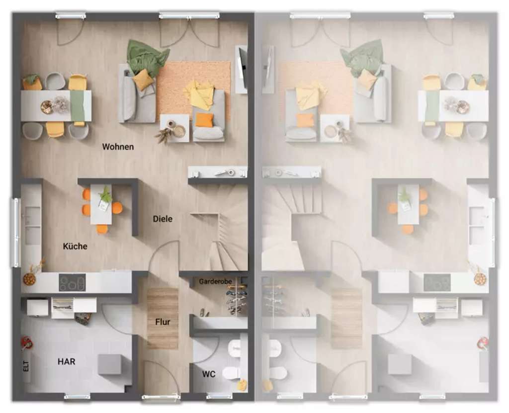 Immobilie in Asendorf - CB Modernes Doppelhaus in Asendorf – Ideal für Singles mit Platzbedarf! - Bild 4