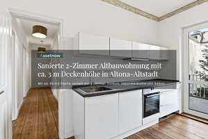 Einzugsbereite, sanierte 2-Zimmer Altbauwohnung mit Balkon in Altona-Altstadt