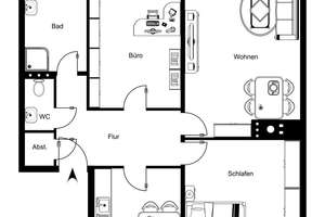 Sonnige 3-Zi.-Wohnung mit Südbalkon in München-Pasing – Die vollständige Adresse der Immobilie erhältst du vom Anbieter., 81245 Neupasing, München – Vorschaubild 13
