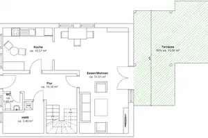 Charmante Doppelhaushälfte im Dorfkern Wartenberg - 5 Zimmer, Küche, Gäste-WC, Veranda – Berlin – Vorschaubild 21