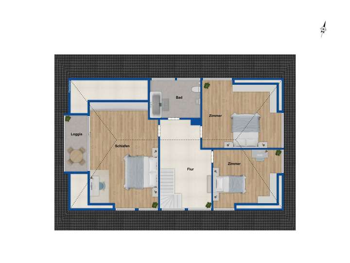 Grundriss - Obergeschoss