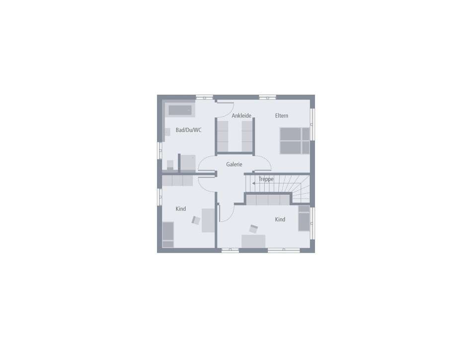 Grundriss Obergeschoss