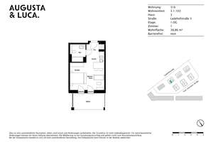 Charmante 1-Zimmer-Wohnung mit EBK – Ladehofstraße 5, 86150 Bahnhofs-, Bismarckviertel, Augsburg – Vorschaubild 10