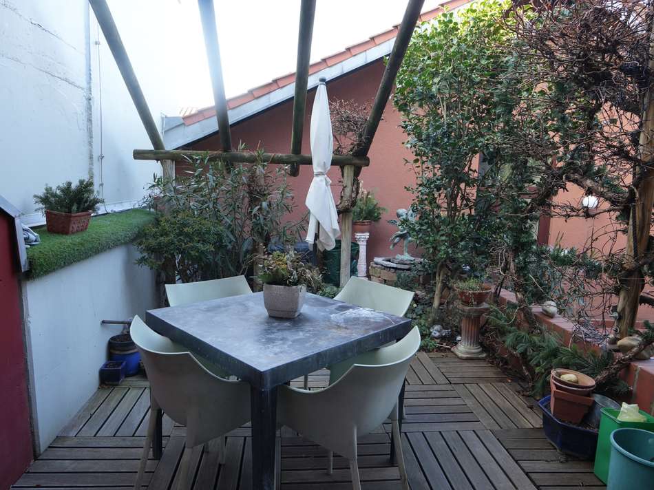 Terrasse von der Küche 