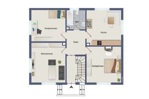 Zweifamilienhaus mit Garten und Doppelgarage in Neuhof- Hattenhof – Die vollständige Adresse der Immobilie erhältst du vom Anbieter., 36119 Neuhof – Vorschaubild 7