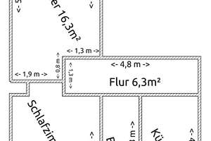 ** TOLLE 2-RWG IM 1.OG MIT TAGESLICHTBAD ** WE 04 ** – Leidholdstraße 2, 4179 Neulindenau, Leipzig – Vorschaubild 8