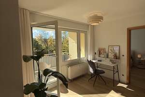 Renovierte, möblierte 2-Zimmer Whg. mit Balkon | Modern furnished Apartment with balcony  – Die vollständige Adresse der Immobilie erhältst du vom Anbieter., 80997 Allach, München – Vorschaubild 5