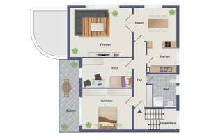 Einziehen und wohlfühlen – renovierte 4-Zimmer-Wohnung mit großem Balkon, EBK und Stellplatz – Die vollständige Adresse der Immobilie erhältst du vom Anbieter., 76547 Sinzheim – Vorschaubild 35