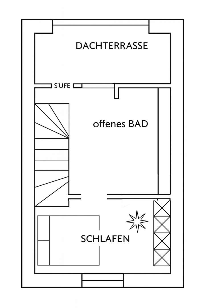 Grundriss II. OG – Wellnessbad
