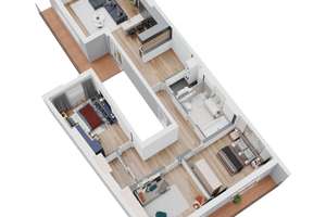 Erstbezug! Moderne 4-Zimmer-DG-Wohnung im HH mit Fahrstuhl in Berlin-Mitte, OT Alt-Moabit – Die vollständige Adresse der Immobilie erhältst du vom Anbieter., 10557 Moabit, Berlin – Vorschaubild 9
