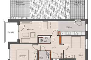 Moderne 3-Zimmer Wohnung mit Terrasse und Loggia – Franz-Haas-Str. 2, 90491 Sankt Jobst, Nürnberg – Vorschaubild 9
