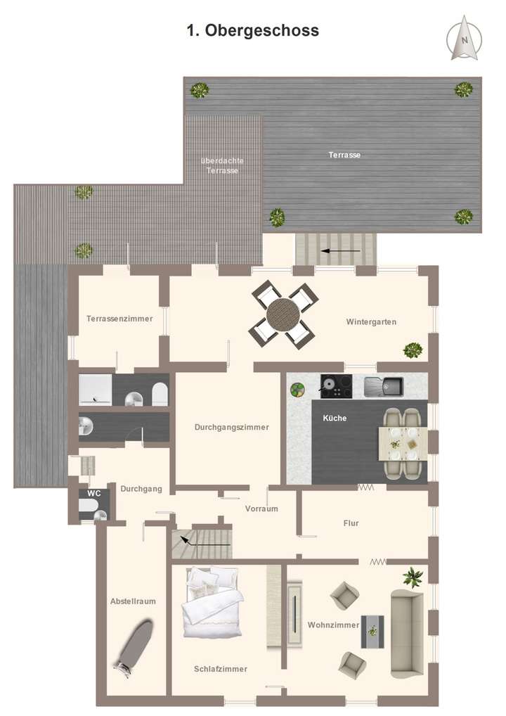 Grundriss Obergeschoss