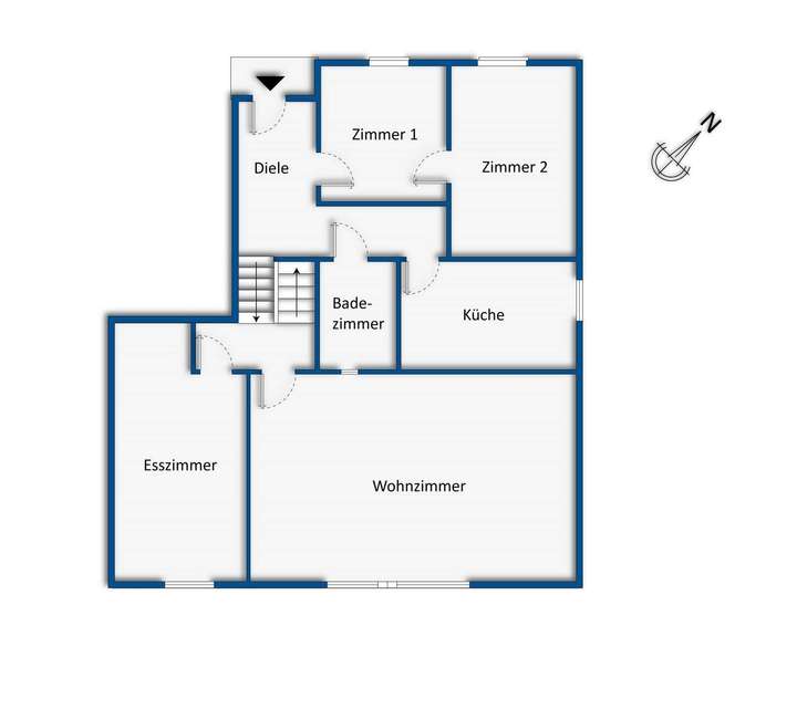 Obergeschoss Grundrissskizze