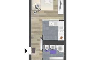 2-Raum-Wohnung mit Balkon nahe Irmateich – Paul-Bertz-Str. 44, 9120 Helbersdorf, Chemnitz – Vorschaubild 7