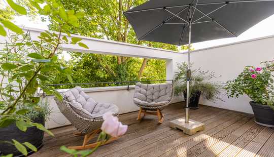 Bild von Moderne Transparenz – Hochwertiges Atelierhaus direkt am Niddapark