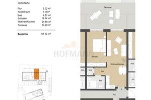 Garten - Loftwohnung mit überdurchschnittlicher Raumhöhe, herrl.Terasse, Neubau, Kapitalanl. oder SB