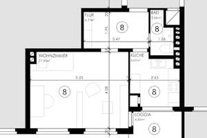 Hochwertige 2-Zimmerwohnung mit Küche und Balkon in Hannover – Calenberger Str. 12, 30169 Calenberger Neustadt, Hannover – Vorschaubild 9