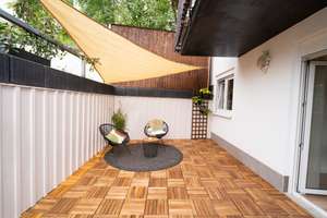 RESERVIERT - Barrierearmes Erdgeschoss-Highlight mit großer Lounge-Terrasse in Siegen-Weidenau