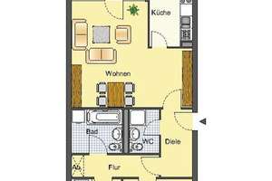 3-Zimmer-Wohnung mit Dusch- und Wannenbad! Mit WBS! – Krautsberg 13, 42275 Barmen, Wuppertal – Vorschaubild 3