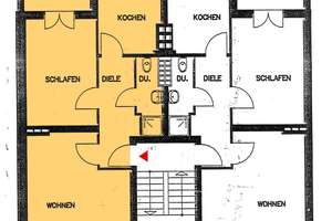 Schöne 2-Zimmer-Wohnung in Düsseldorf, Oberbilk – Oberbilker Allee 174, 40227 Oberbilk, Düsseldorf – Vorschaubild 1