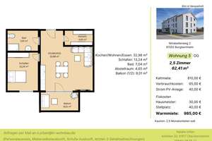 Barrierearme Neubau-Wohnung mit 2,5 Zimmern in Burgbernheim – 91593 Burgbernheim – Vorschaubild 9