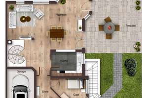 Großzügiges Familienhaus mit Einliegerbereich, Süd West Terrasse und echtem Premium Potenzial – Die vollständige Adresse der Immobilie erhältst du vom Anbieter., 70376 Birkenäcker, Stuttgart – Vorschaubild 13