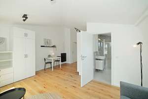 Modern möbliertes 1-Zimmer-Apartment mit großzügigem Raumgefühl – Mitteisstraße 31, 80935 Lerchenau-Ost, München – Vorschaubild 8