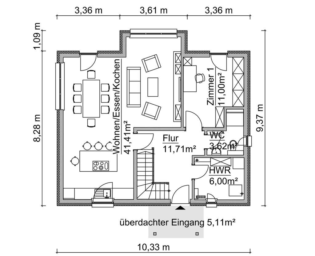 Wir haben ein Haus haben sie ein Grundstück?? NEIN Egal