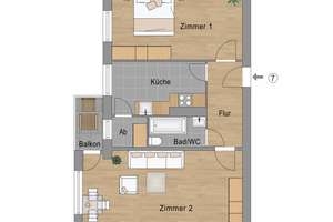 Seltene Gelegenheit: Vermietete Altbauwohnung mit Balkon in Berlin-Steglitz – Halskestraße 3, 12167 Steglitz, Berlin – Vorschaubild 13