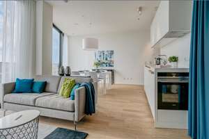 Möbliert: FRIENDS-Tower | Conciergeservice | Dachterrasse – Die vollständige Adresse der Immobilie erhältst du vom Anbieter., 80639 Nymphenburg, München – Vorschaubild 2