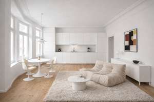 energetisch kernsanierter Stilaltbau mit großzügigem Balkon und Wärmepumpe im Erstbezug