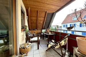 FREIE, HELLE 3 ZIMMER-DG-WOHNUNG MIT GROßEM BALKON UND EIGENEM GARTEN IN SCHÖNER WOHNLAGE – Die vollständige Adresse der Immobilie erhältst du vom Anbieter., 86179 Haunstetten-West, Augsburg – Vorschaubild 4