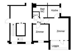 2 Zimmer SENIORENWOHNUNG mit Wohnberechtigungsschein in Köln Höhenhaus – Am Flachsrosterweg 3, 51061 Höhenhaus, Köln – Vorschaubild 6