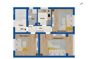 Vermietetes 4-Parteienhaus mit Potential in verkehrsgünstiger Lage von Köln-Dünnwald – Die vollständige Adresse der Immobilie erhältst du vom Anbieter., 51069 Dünnwald, Köln – Vorschaubild 5