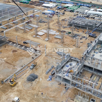 Projektierter Neubau einer Logistikhalle in verkehrsgünstiger Lage