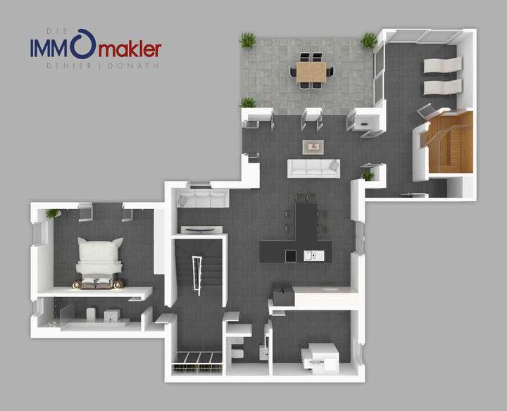 Grundriss Gartengeschoss