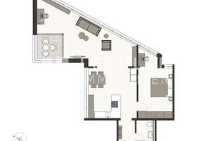 STILVOLLES ZUHAUSE MIT BALKON – HOCHWERTIG AUSGESTATTETE 2-ZIMMER-WOHNUNG – Die vollständige Adresse der Immobilie erhältst du vom Anbieter., 70184 Gänsheide, Stuttgart – Vorschaubild 8
