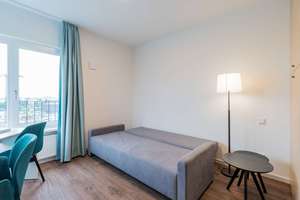 Perfekte Kapitalanlage! Bezugsfreies möbliertes Studio im Fritz Tower Berlin mit grandiosem Ausblick – Lehrter Straße 24 B, 10557 Moabit, Berlin – Vorschaubild 4