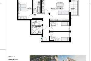 bezugsfertiger Neubau - 4-Zimmer-OG. Wohnung mit Balkon – ebenerdig – 47259 Hüttenheim, Duisburg – Vorschaubild 9