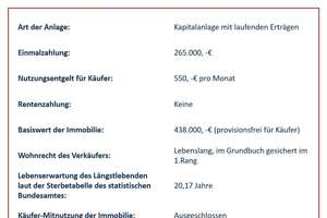 Kapitalanlage mit lebenslangen Wohnrecht: 6.600 € Ertrag jährlich – Die vollständige Adresse der Immobilie erhältst du vom Anbieter., 13088 Weißensee, Berlin – Vorschaubild 2