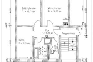 Tolle 2-Raum-Wohnung mit Dusche und Wanne im beliebten Stadtteil Kaßberg – Weststr. 12c, 9112 Kaßberg, Chemnitz – Vorschaubild 2