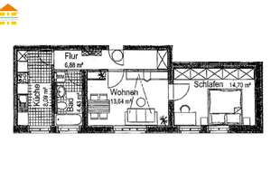 *vermietete 2-Raum-Wohnung mit moderner Einbauküche in Uni-Nähe zum Kauf* – 9126 Lutherviertel, Chemnitz – Vorschaubild 2