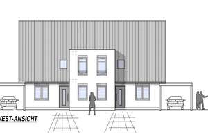 Provisionsfrei! Preiswerte Doppelhaushälfte - Neubau in Bösel – Die vollständige Adresse der Immobilie erhältst du vom Anbieter., 26219 Bösel – Vorschaubild 1