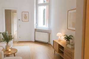 Helle 3-Zimmer-Altbauwohnung | 82 m² | 3 m Decken | Einbauküche | Garten