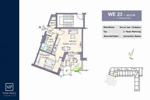 Barrierefreie 2-Raum-Wohnung mit Balkon nahe TU Dresden – Die vollständige Adresse der Immobilie erhältst du vom Anbieter., 1069 Südvorstadt-West, Dresden – Vorschaubild 5