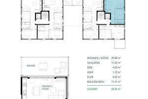SCHWIND IMMOBILIEN - "Das Ludwig" - exklusive 2-Zimmer-Neubau-Eigentumswohnung im Ludwigshöhviertel – Die vollständige Adresse der Immobilie erhältst du vom Anbieter., 64285 Bessungen, Darmstadt – Vorschaubild 8